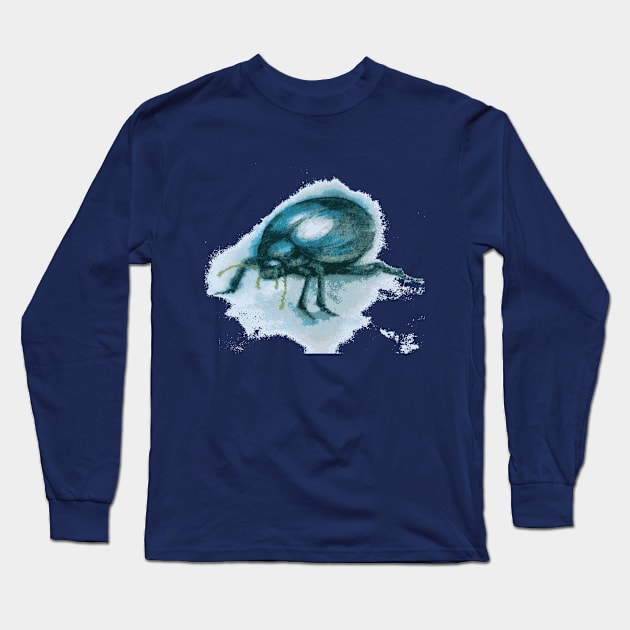 Spring beetle Long Sleeve T-Shirt by artbyluko